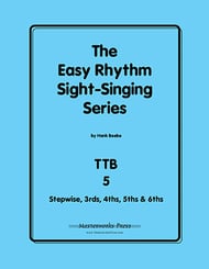 The Easy Rhythms Sight-Singing Series Digital File Reproducible PDF cover Thumbnail